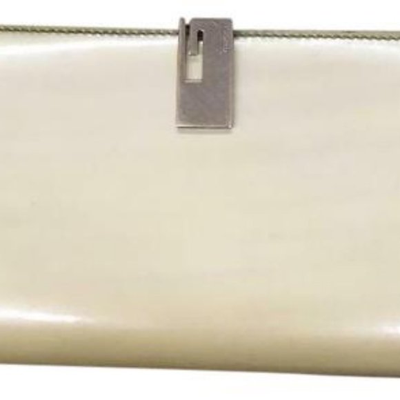 Gucci Tom Ford Era Iridescent Ivory Bi-fold Continental Wallet - Picture 1 of 5